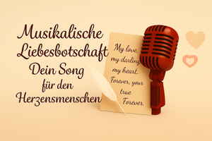 Musikalische Liebesbotschaft – Dein Song für den Herzensmenschen innerhalb 7 Tagen